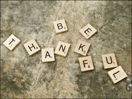 Be Thankful Be Thankful