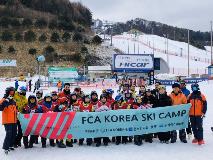 Ski camp entire group photo